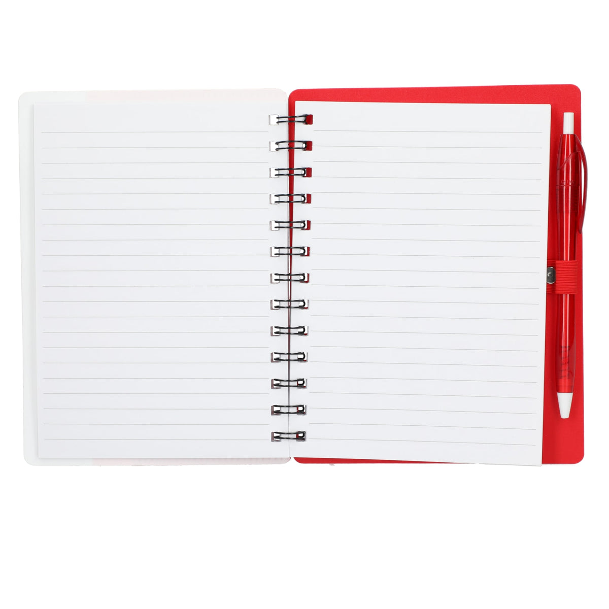 5" x 7" Recycled Dual Pocket Spiral Notebook w Pen | SM-5291 image 5