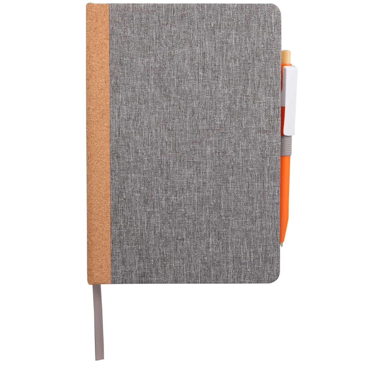 5.5" x 8.5" Recycled PET and Cork Bound Journal | SM-5313 image 3
