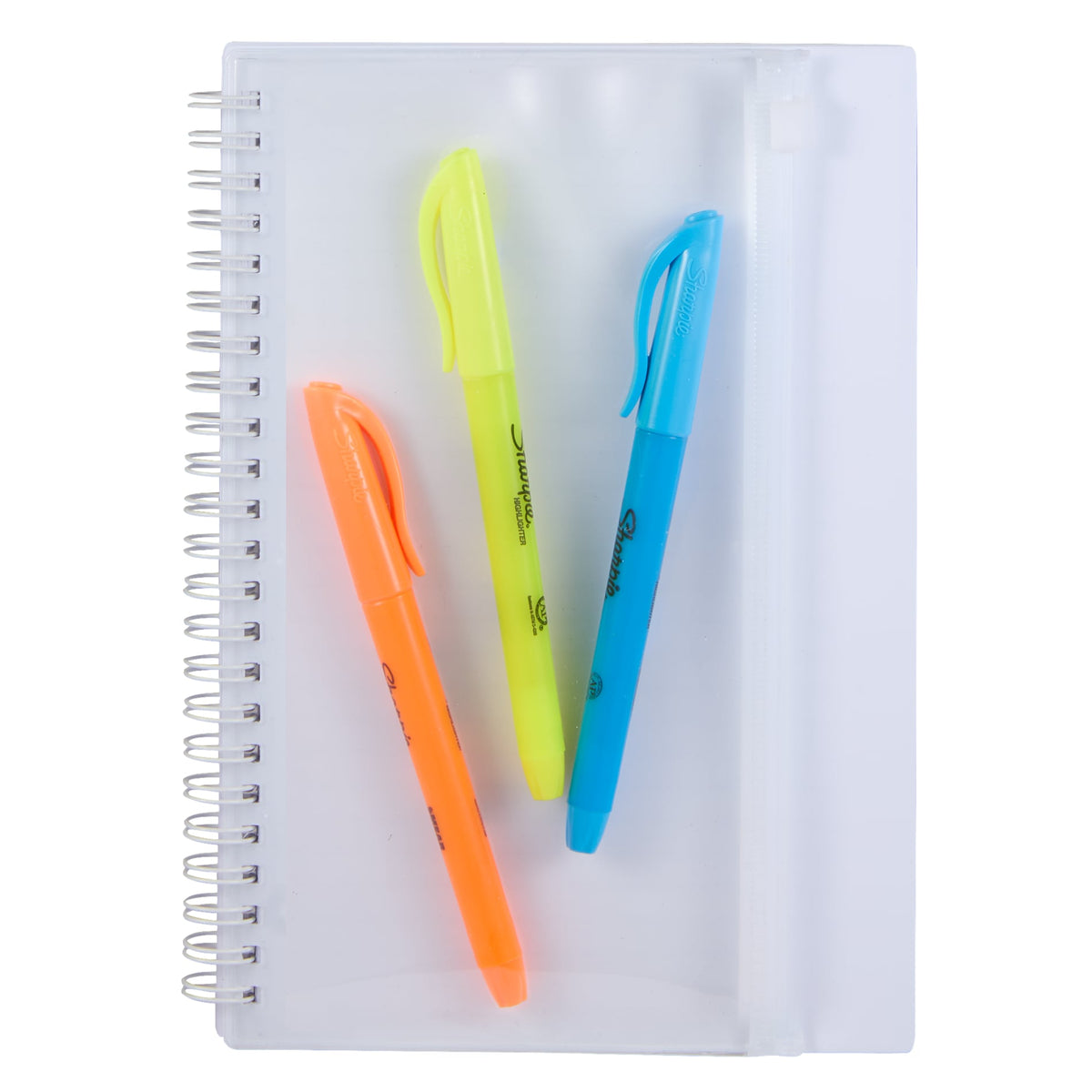 5.5" x 8.5" Spiral Notebook with Clear Pocket | SM-5318 image 5