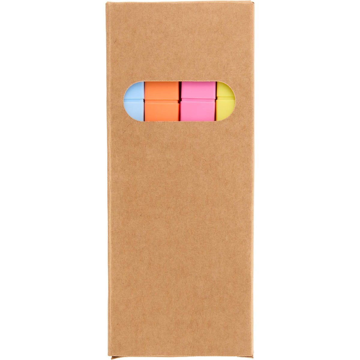 4-Piece Square Recycled Highlighter Set | SM-5328 image 1