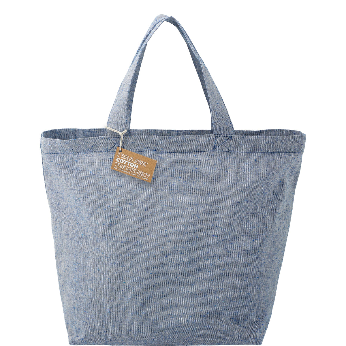 Recycled 5oz Cotton Twill Grocery Tote | SM-5779 image 1