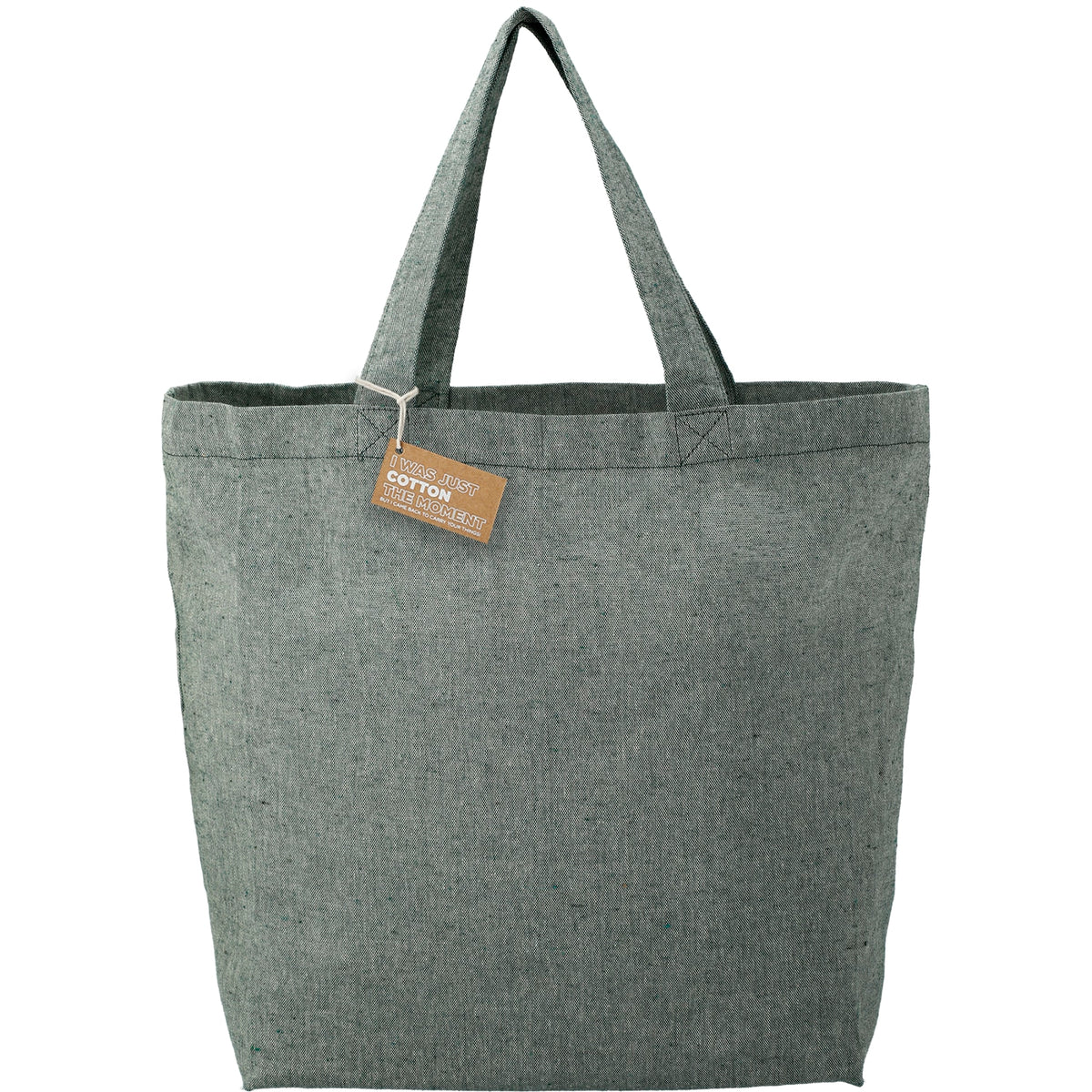 Recycled 5oz Cotton Twill Grocery Tote | SM-5779 image 2