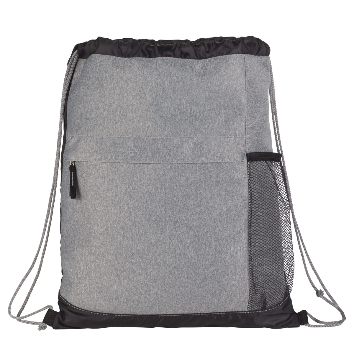 Heather Melange Drawstring Bag | SM-5833 image 1