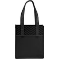 Printed Chevron Non-Woven Shopper Tote | SM-5991 image 1