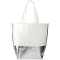 Large Laminated Metallic Bottom Tote | SM-5999 image 1