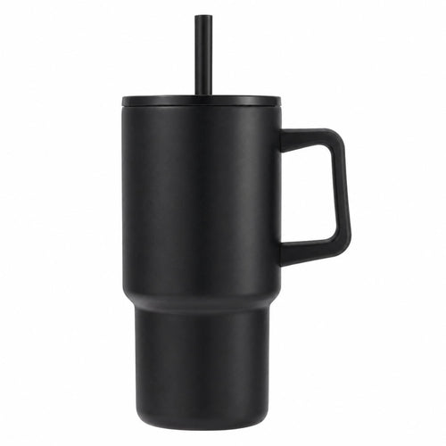 Summit 18oz Recycled Vacuum Insulated Mug w/ Straw | SM-6976 image 1