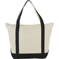 Classic 12oz Cotton Canvas Zippered Boat Tote | SM-7214 image 1