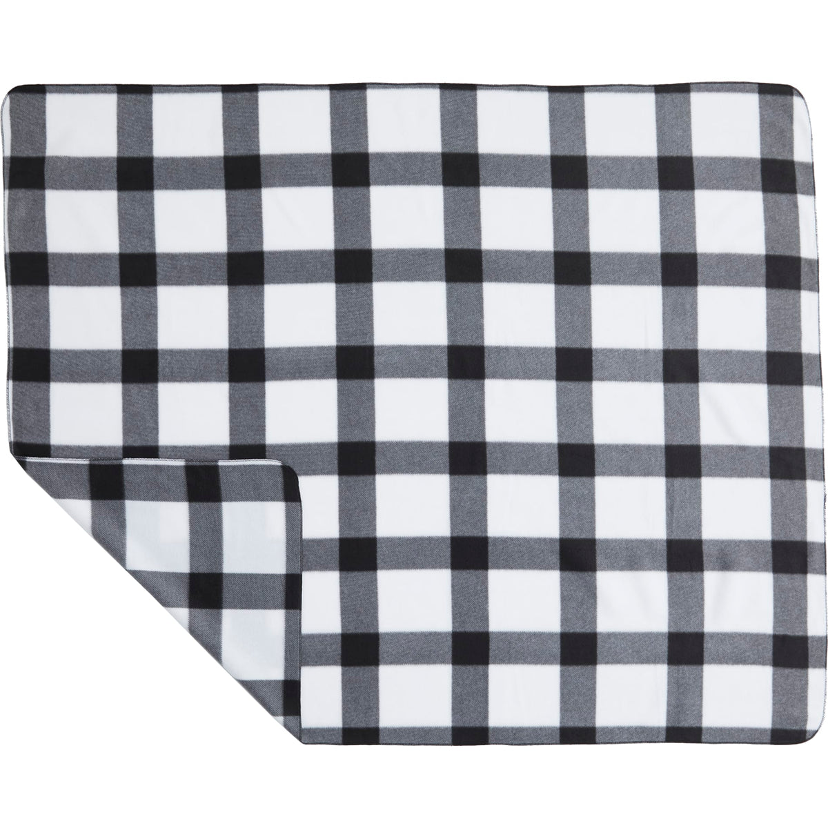 Buffalo Plaid Fleece Blanket | SM-8713 image 3
