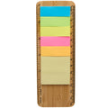 Bamboo Ruler with Sticky Notes | SM-9591 image 1