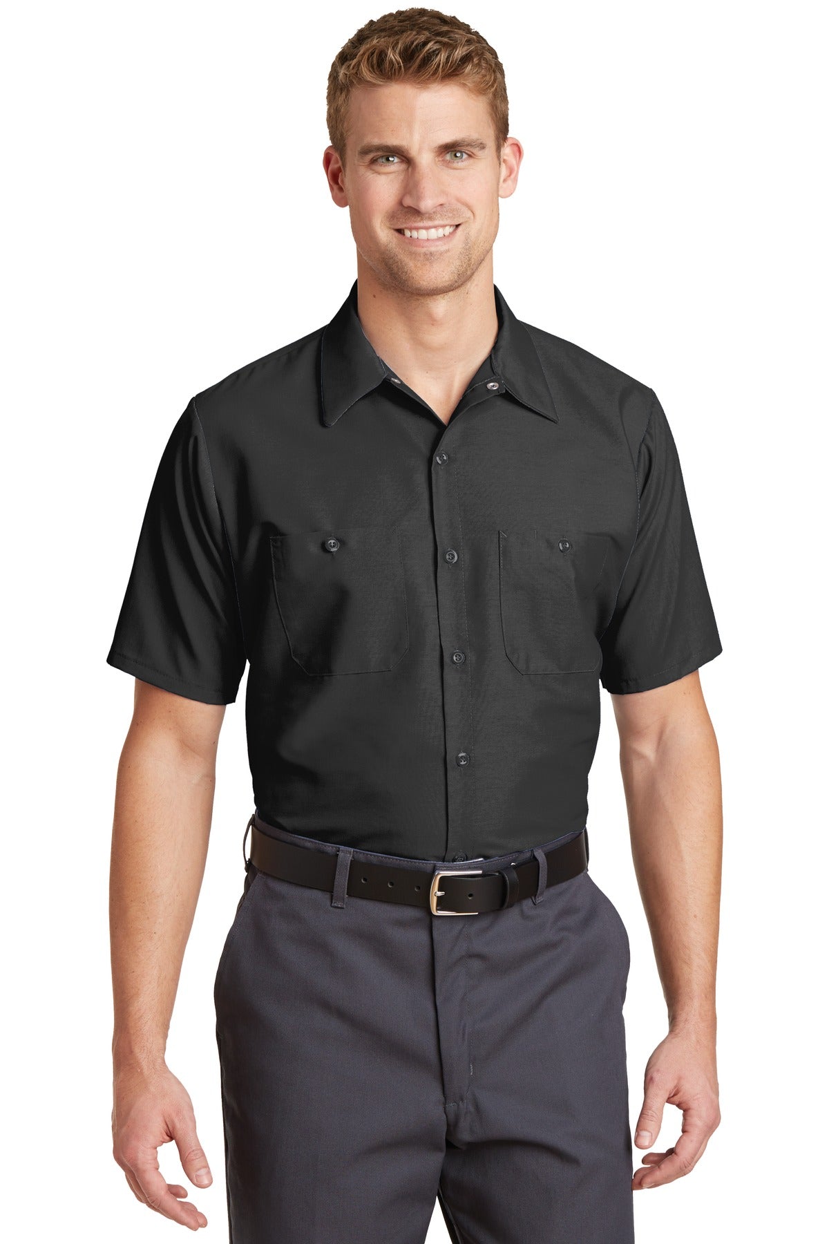 Red Kap SP24 Short Sleeve Industrial Work Shirt