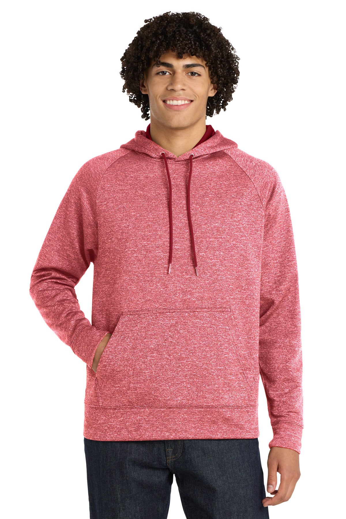 Sport-Tek ST225 PosiCharge Electric Heather Fleece Hooded Pullover