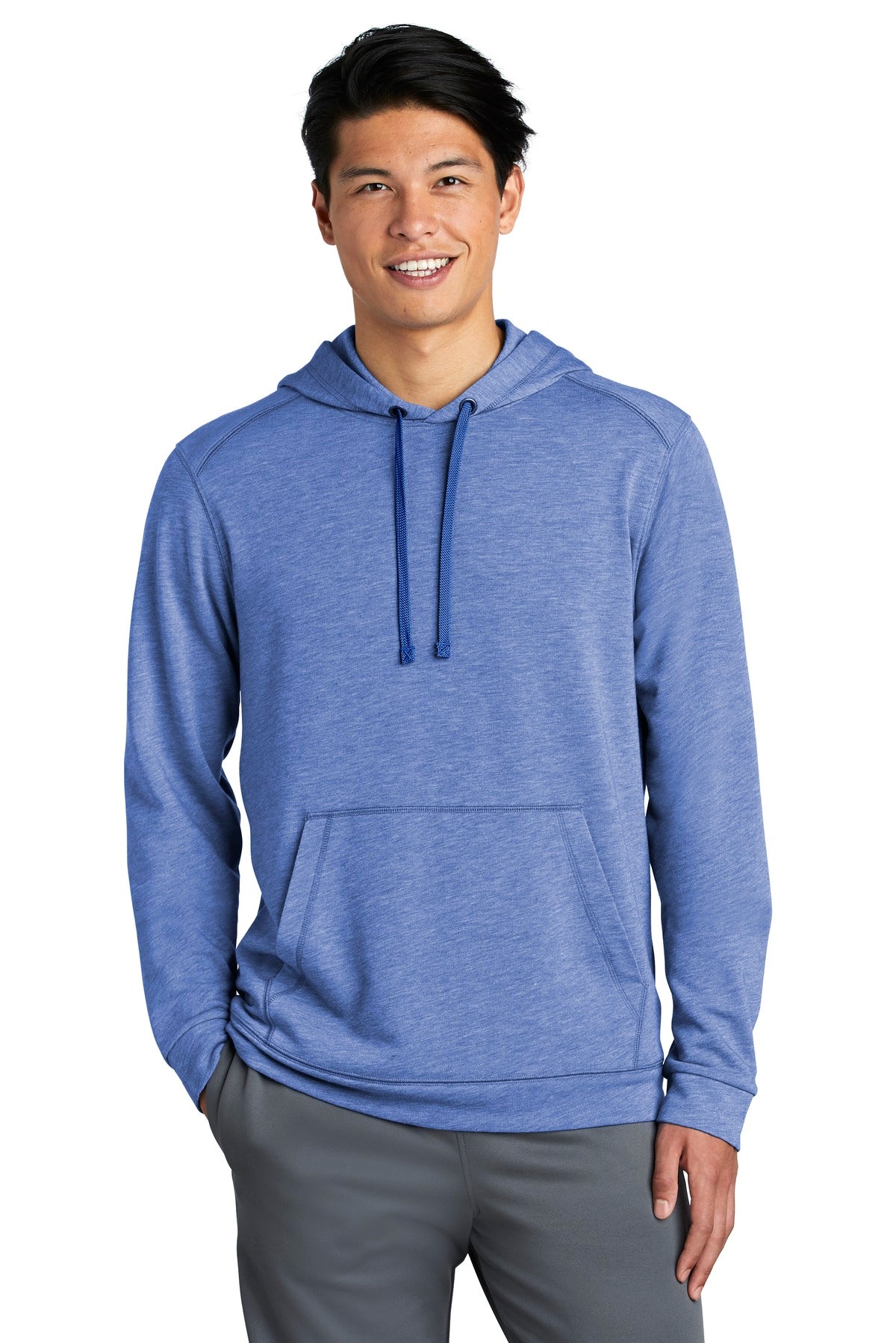 Sport-Tek ST296 PosiCharge Tri-Blend Wicking Fleece Hooded Pullover