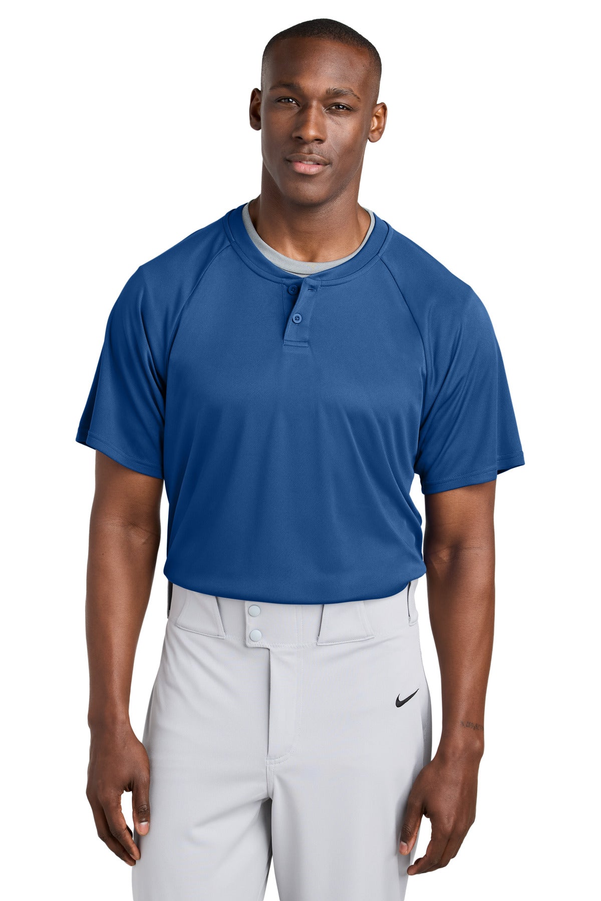 Sport-Tek ST359 PosiCharge Competitor 2-Button Henley