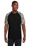 Sport-Tek ST376 Drift Camo Colorblock Tee