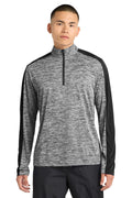 Sport-Tek ST397 PosiCharge Electric Heather Colorblock 1/4-Zip Pullover