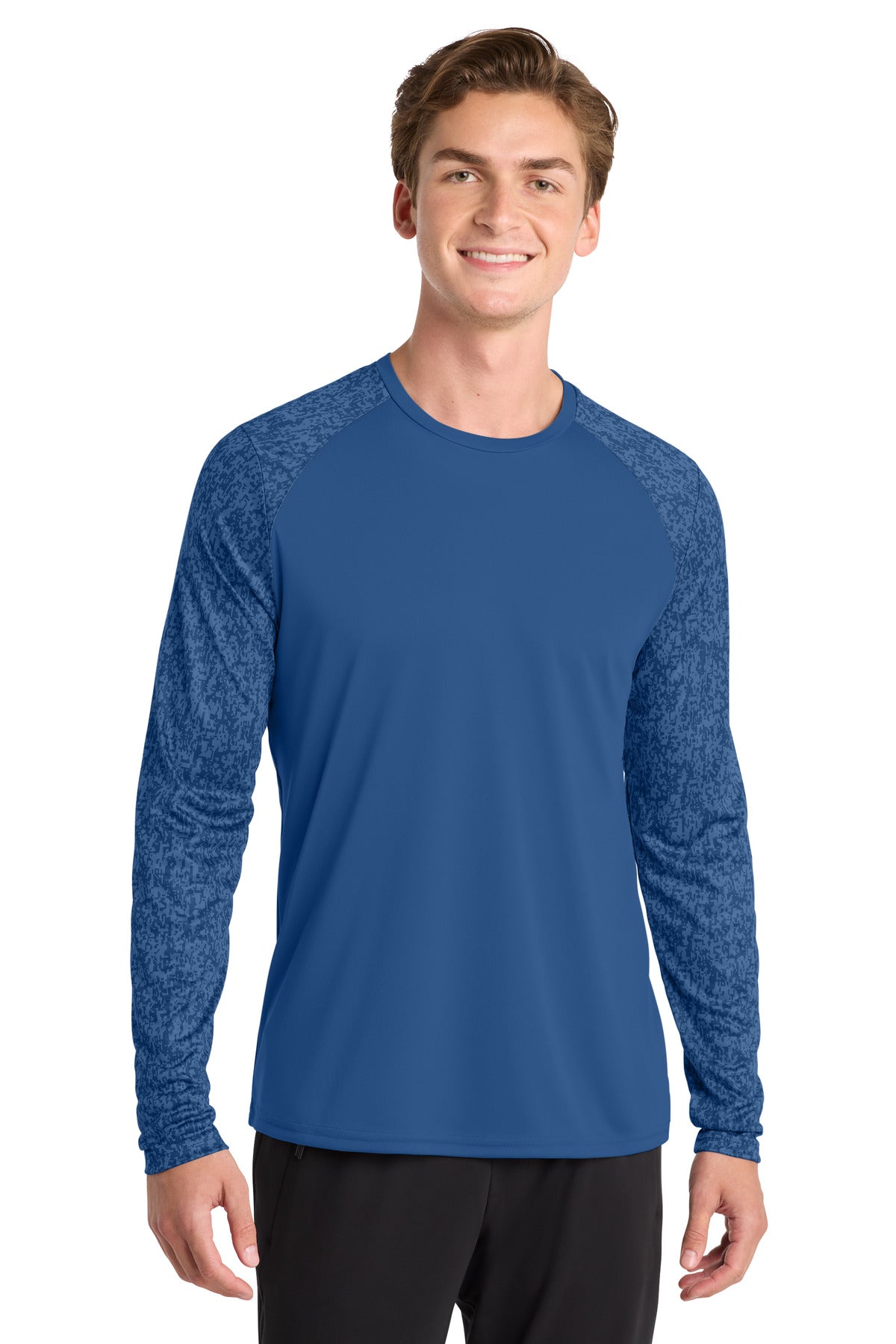 Sport-Tek ST460LS Long Sleeve Digi Camo Tee