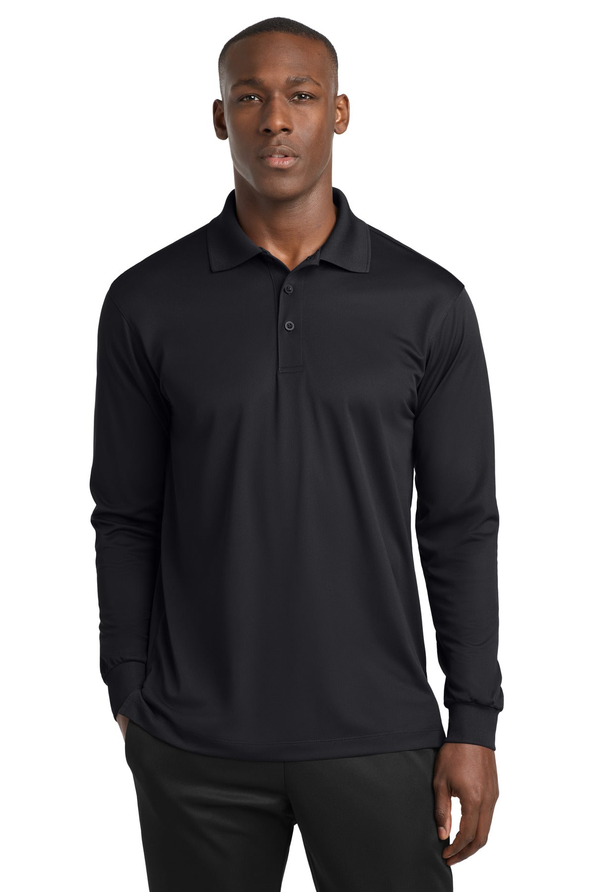 Polo de manga larga Micropique Sport-Wick ® - 3.8 oz | Sport-Tek ST657