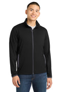 Sport-Tek ST853 Sport-Wick Stretch Contrast Full-Zip Jacket