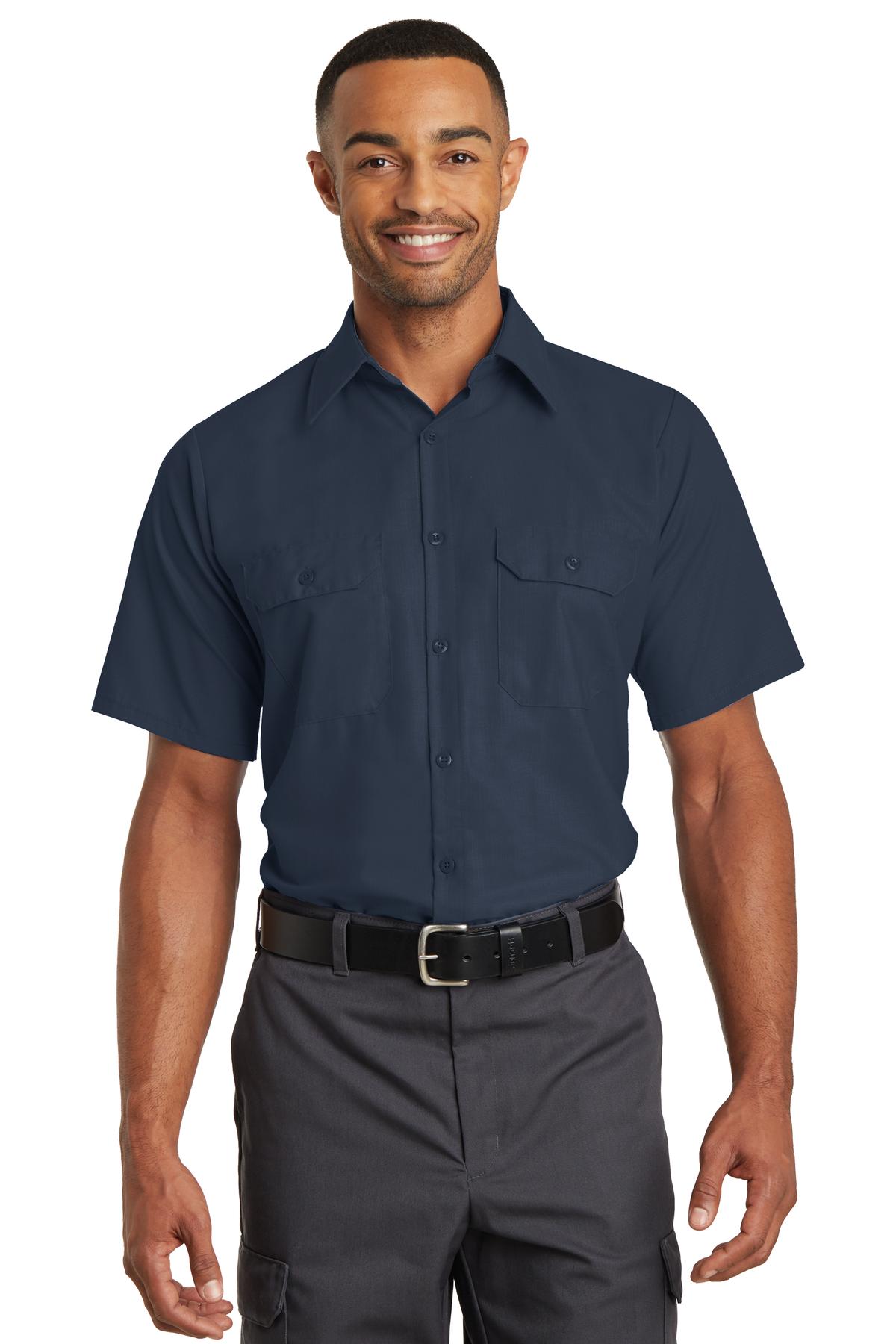 Red Kap SY60 Short Sleeve Solid Ripstop Shirt