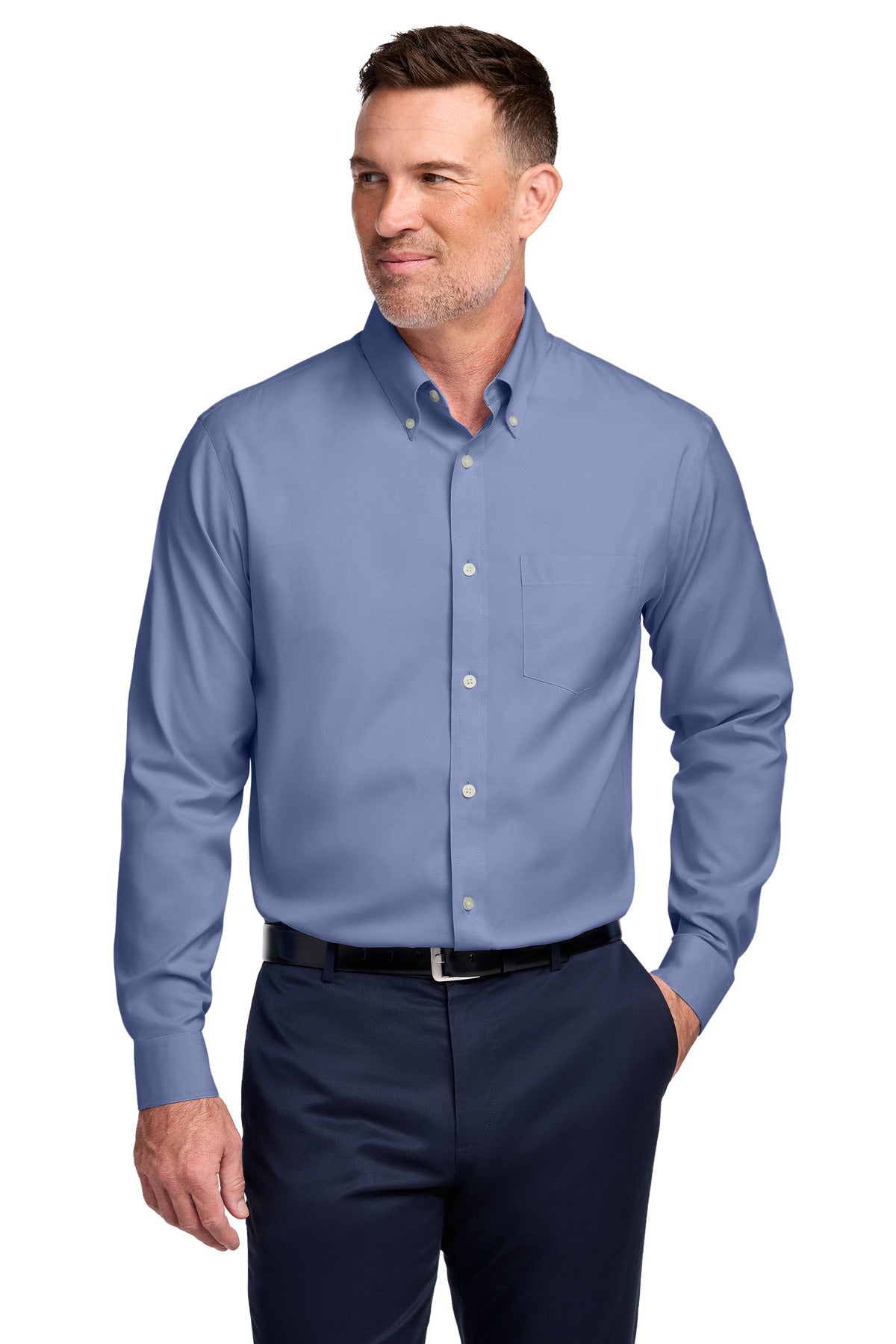 Brooks Brothers TBB18000 Tall Wrinkle-Free Stretch Pinpoint Shirt