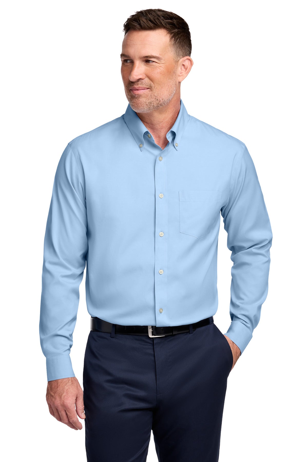 Brooks Brothers TBB18000 Tall Wrinkle-Free Stretch Pinpoint Shirt