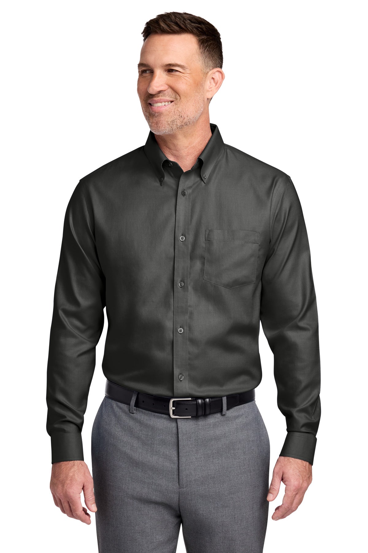 Brooks Brothers TBB18002 Tall Wrinkle-Free Stretch Nailhead Shirt
