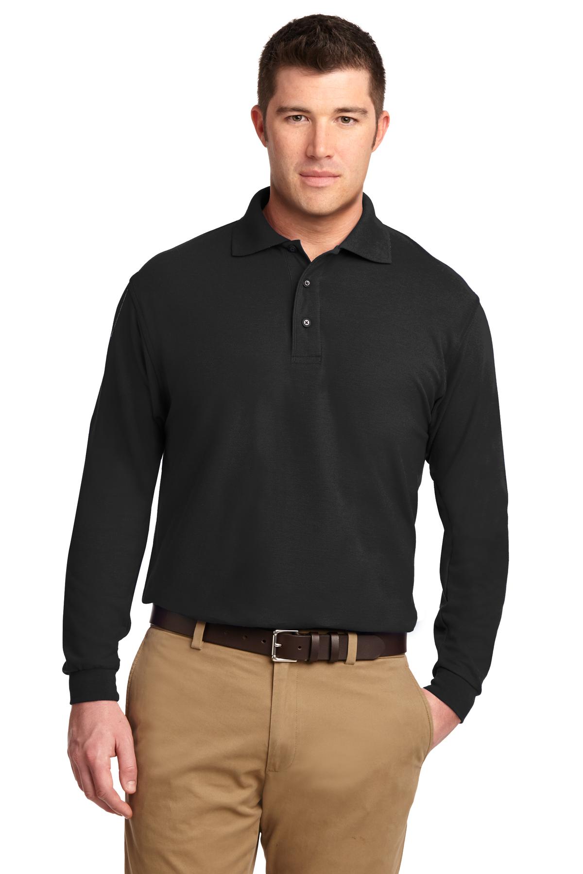 Port Authority TLK500LS Tall Silk Touch Long Sleeve Polo