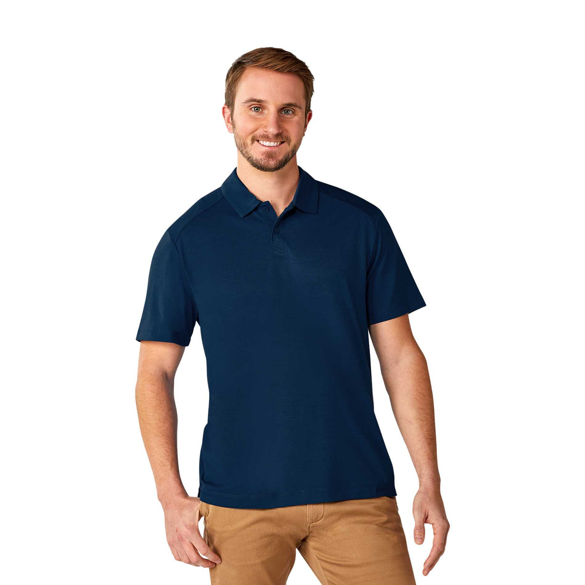 Men's AMOS Eco SS Polo | TM16312 image 5