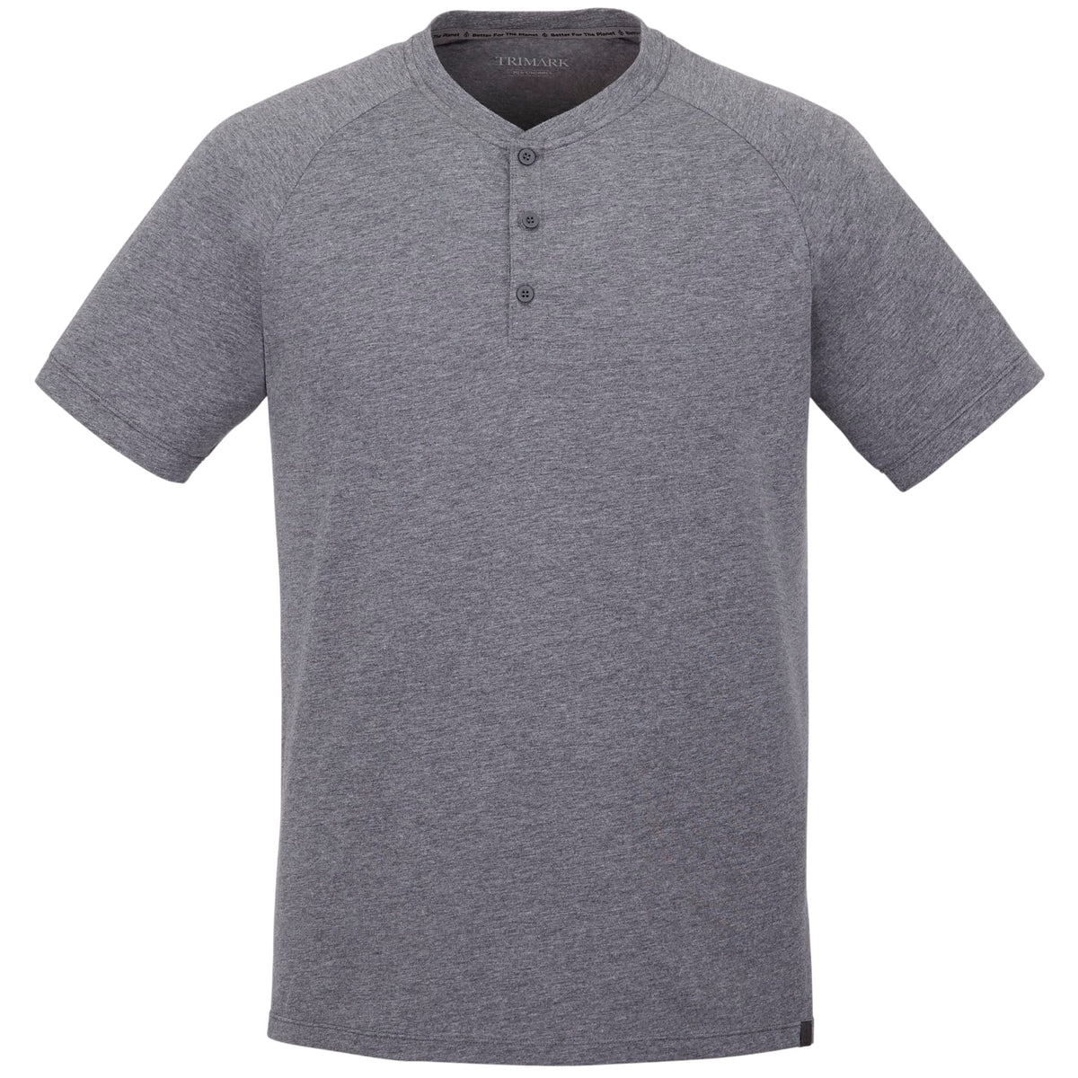 Men's SOMOTO Eco Short Sleeve Henley | TM17880 image 2