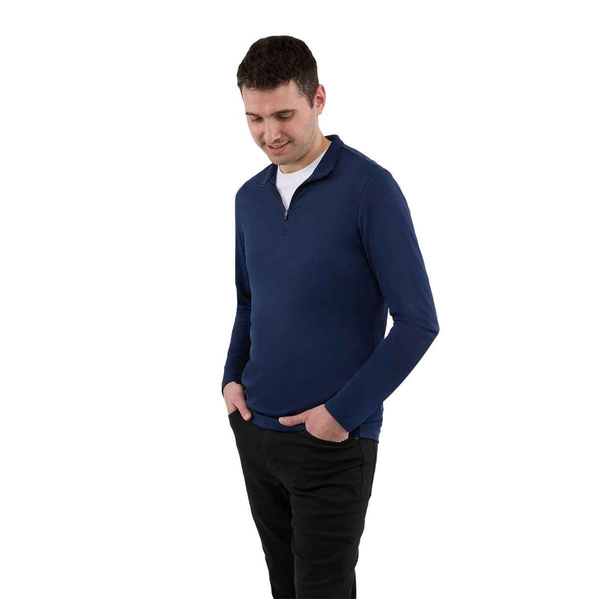 DARA Knit Quarter Zip - Men's | TM18176 image 1