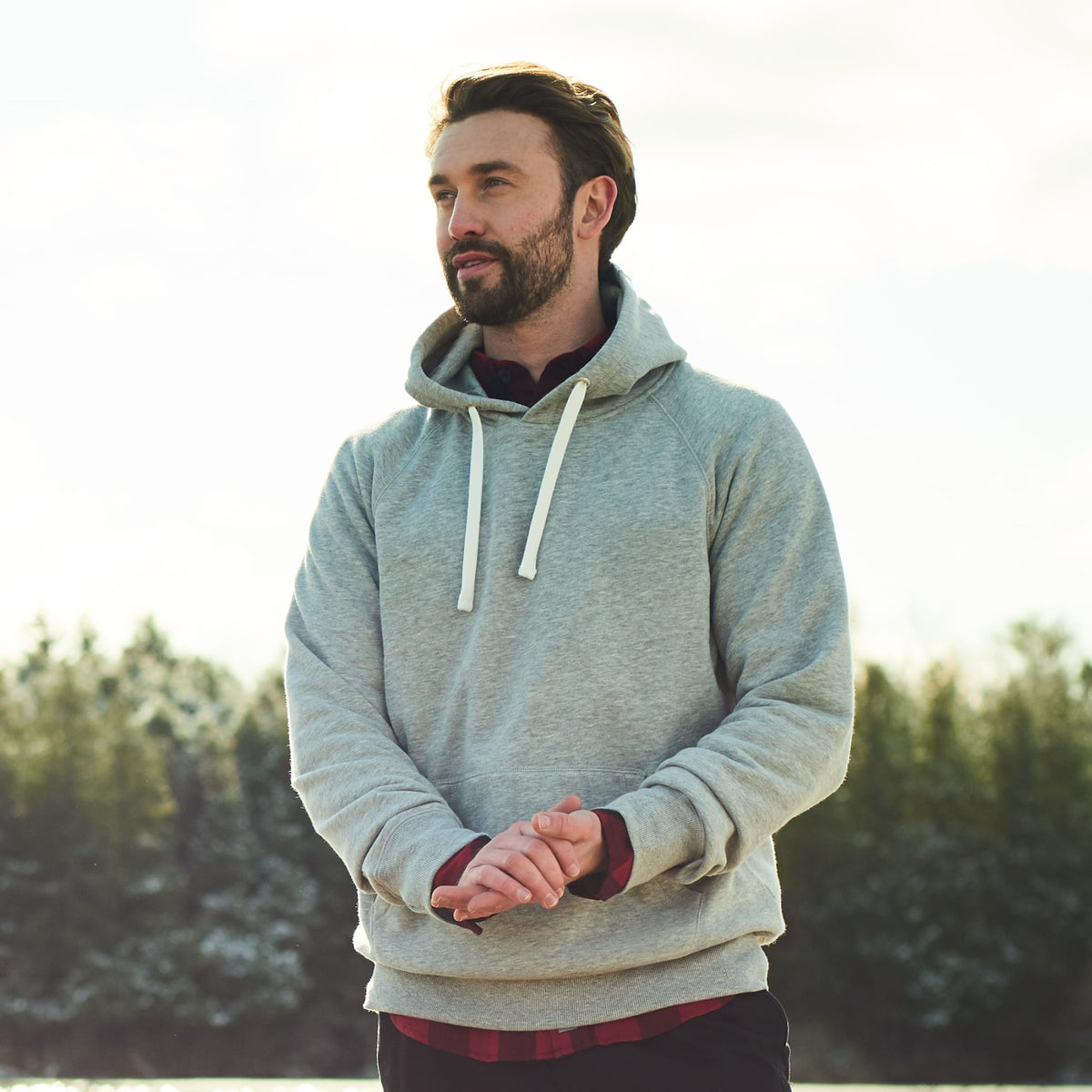 Men's MAPLEGROVE Roots73 Flc Hoody | TM18215 image 7