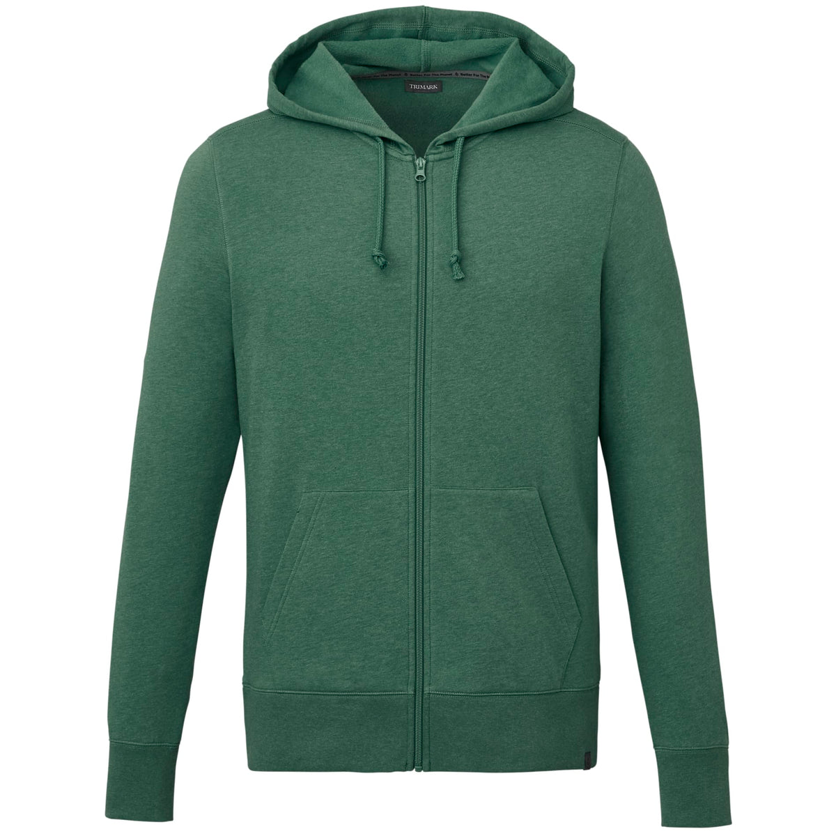 Men's ARGUS Eco Fleece Full Zip Hoody | TM18223 image 2
