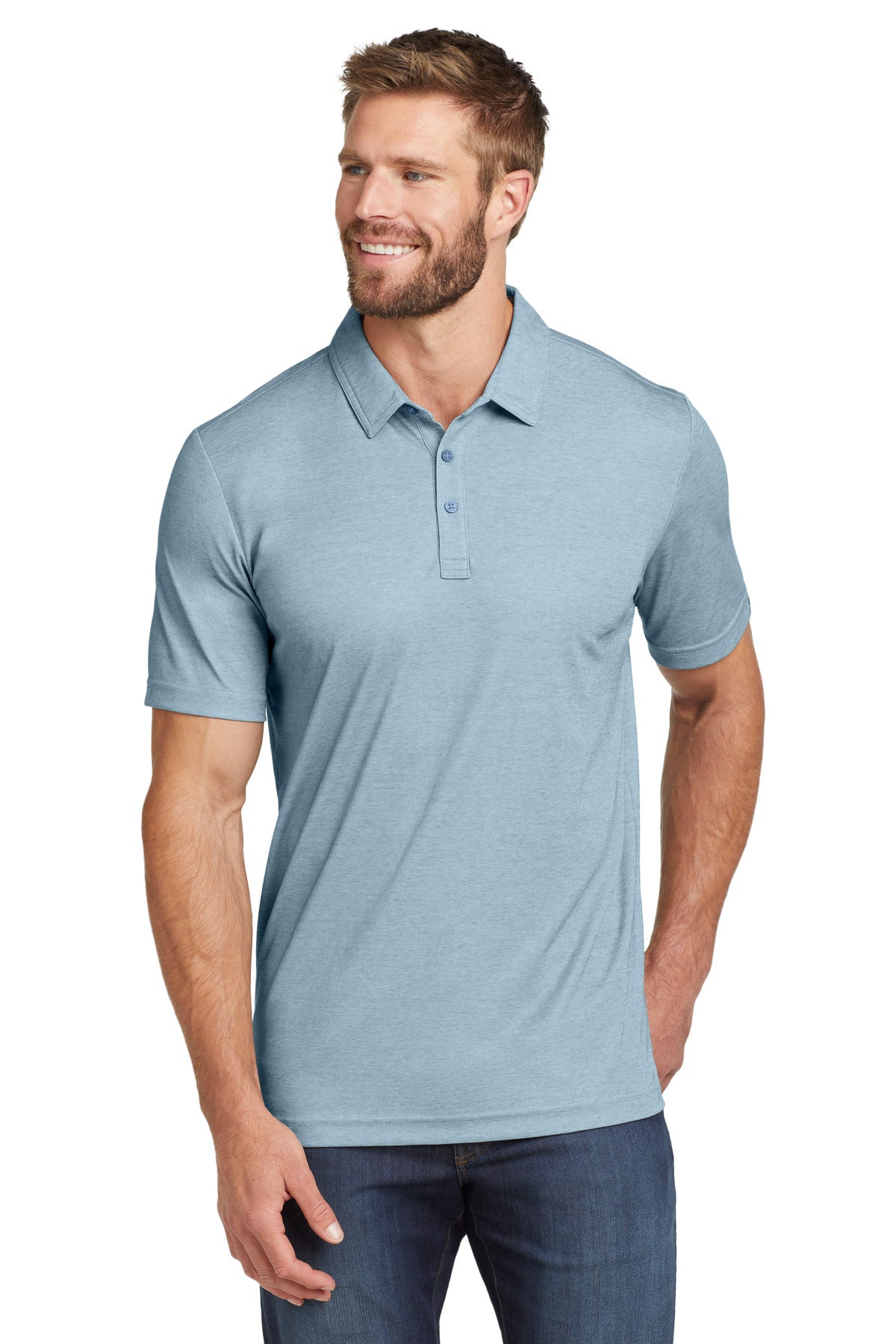 TravisMathew TM1MU412 Oceanside Heather Polo