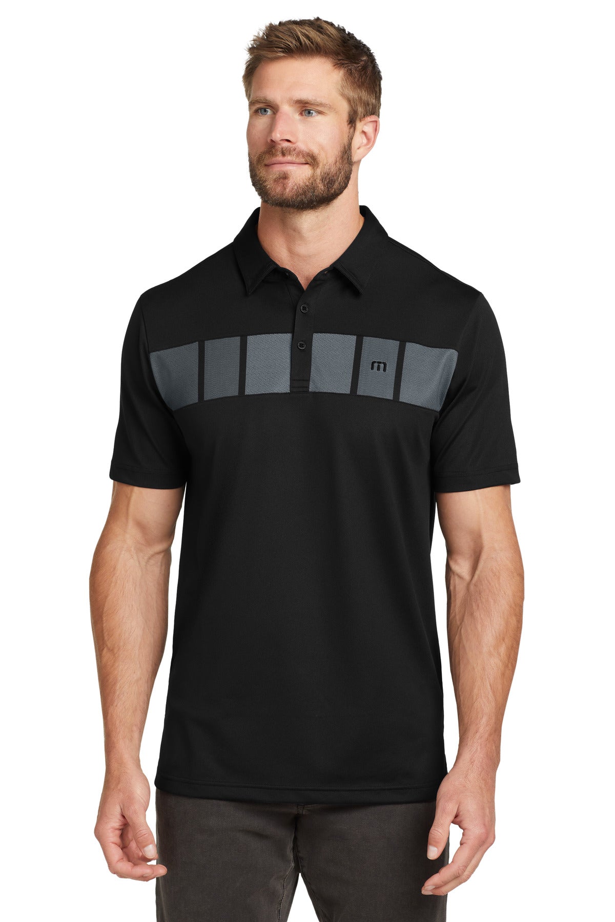 TravisMathew TM1MU416 Cabana Chest Stripe Polo