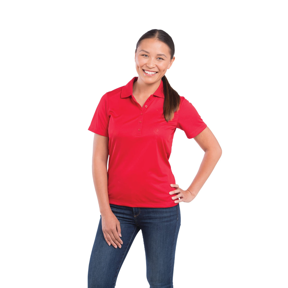 Women's DADE Short Sleeve Polo | TM96398 image 6