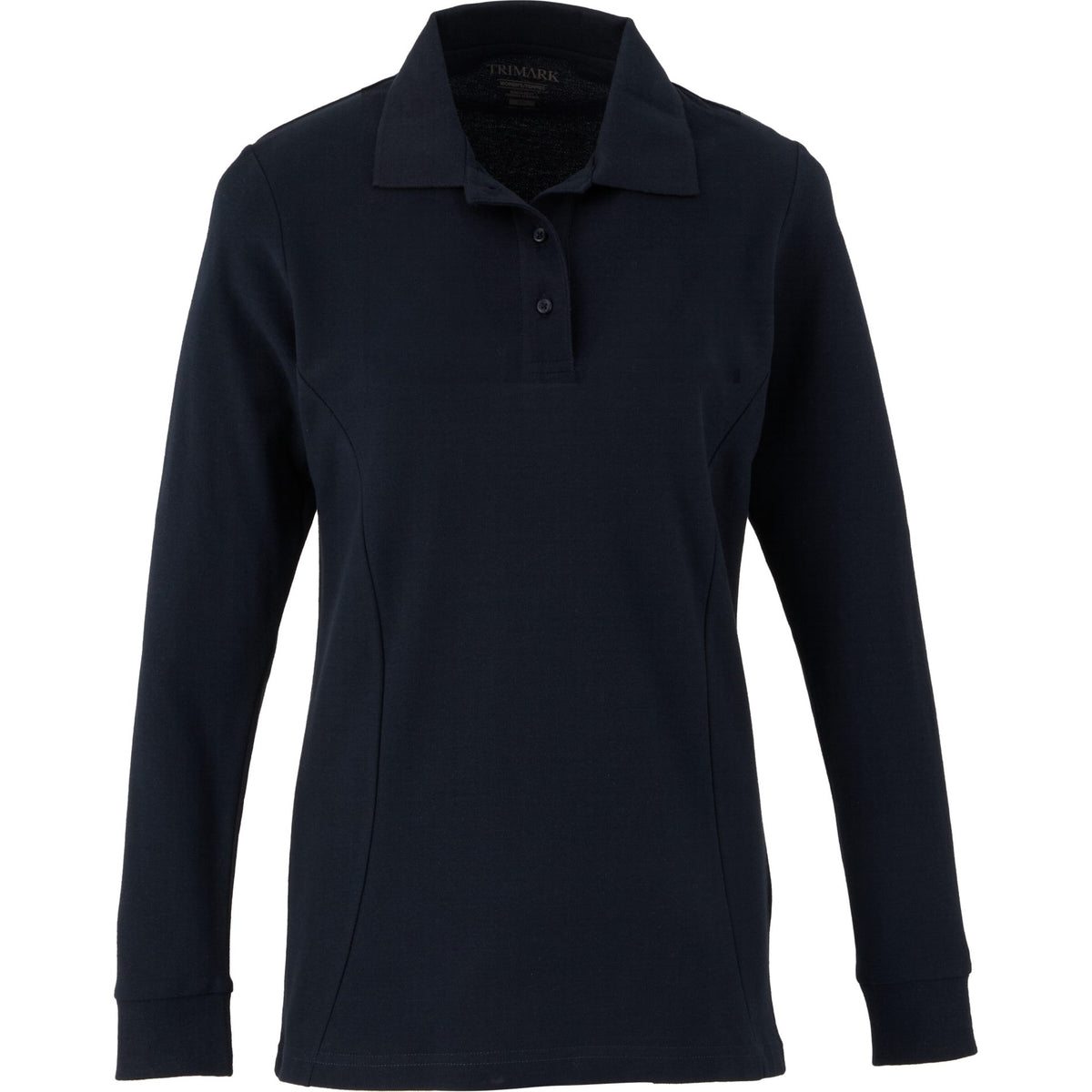 PALO Long Sleeve 100% Cotton Pique Polo - Women's | TM96649 image 1