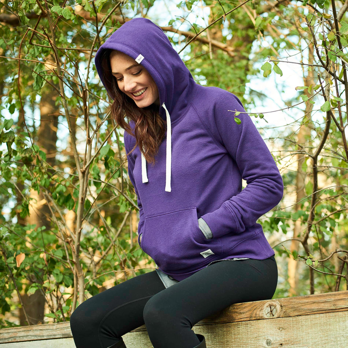Women's MAPLEGROVE Roots73 Flc Hoody | TM98215 image 5