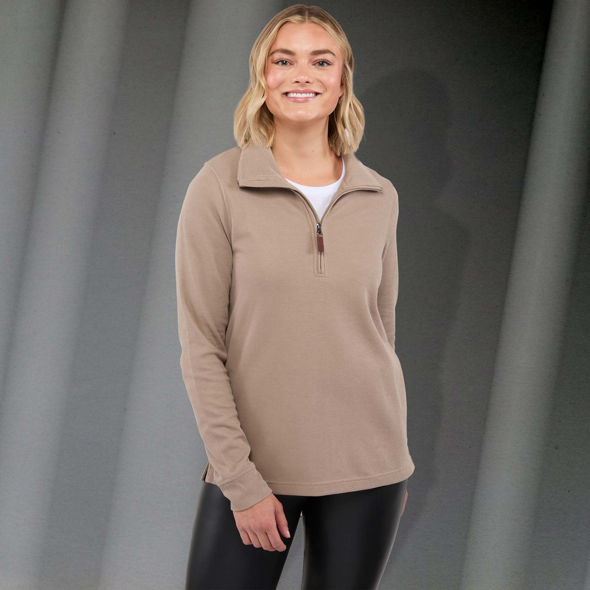 HUDSON Eco Knit Half Zip - Women's | TM98312 image 1