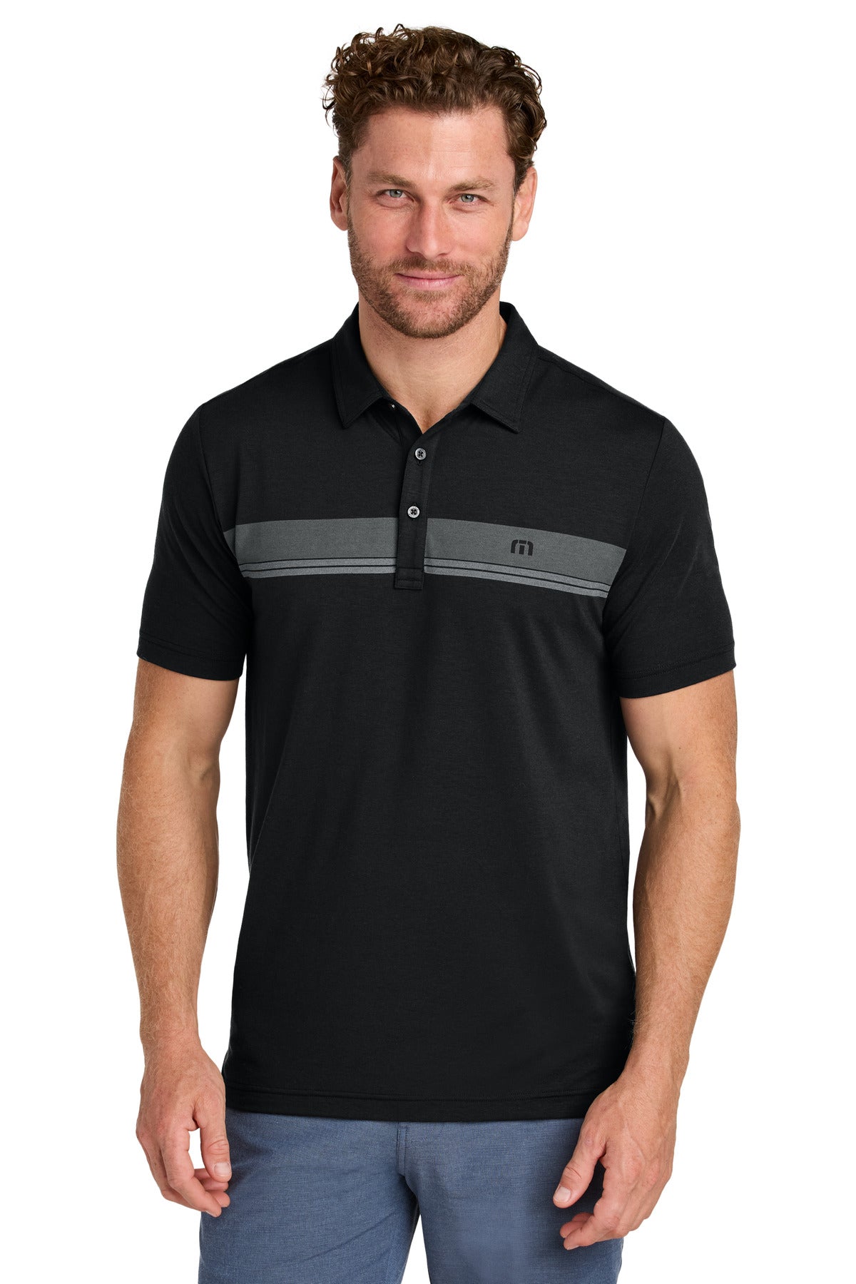 TravisMathew TMA41462 Glenview Stripe Polo