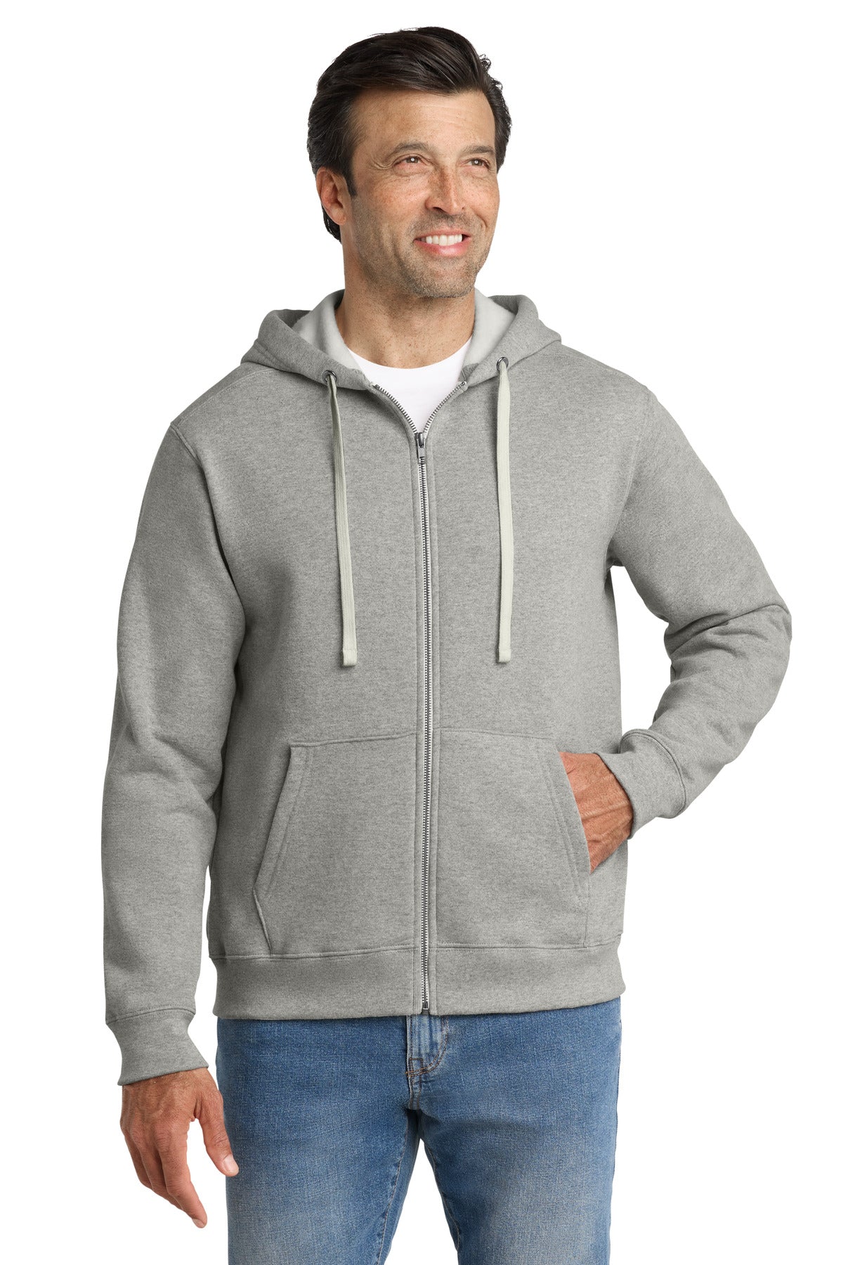 Volunteer Knitwear VL130ZH Chore Fleece Full-Zip Hoodie