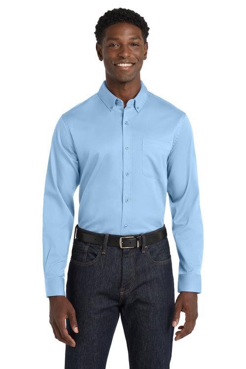 Camisa de sarga de manga larga SuperPro React ™ - 4.3 oz | Port Authority W808