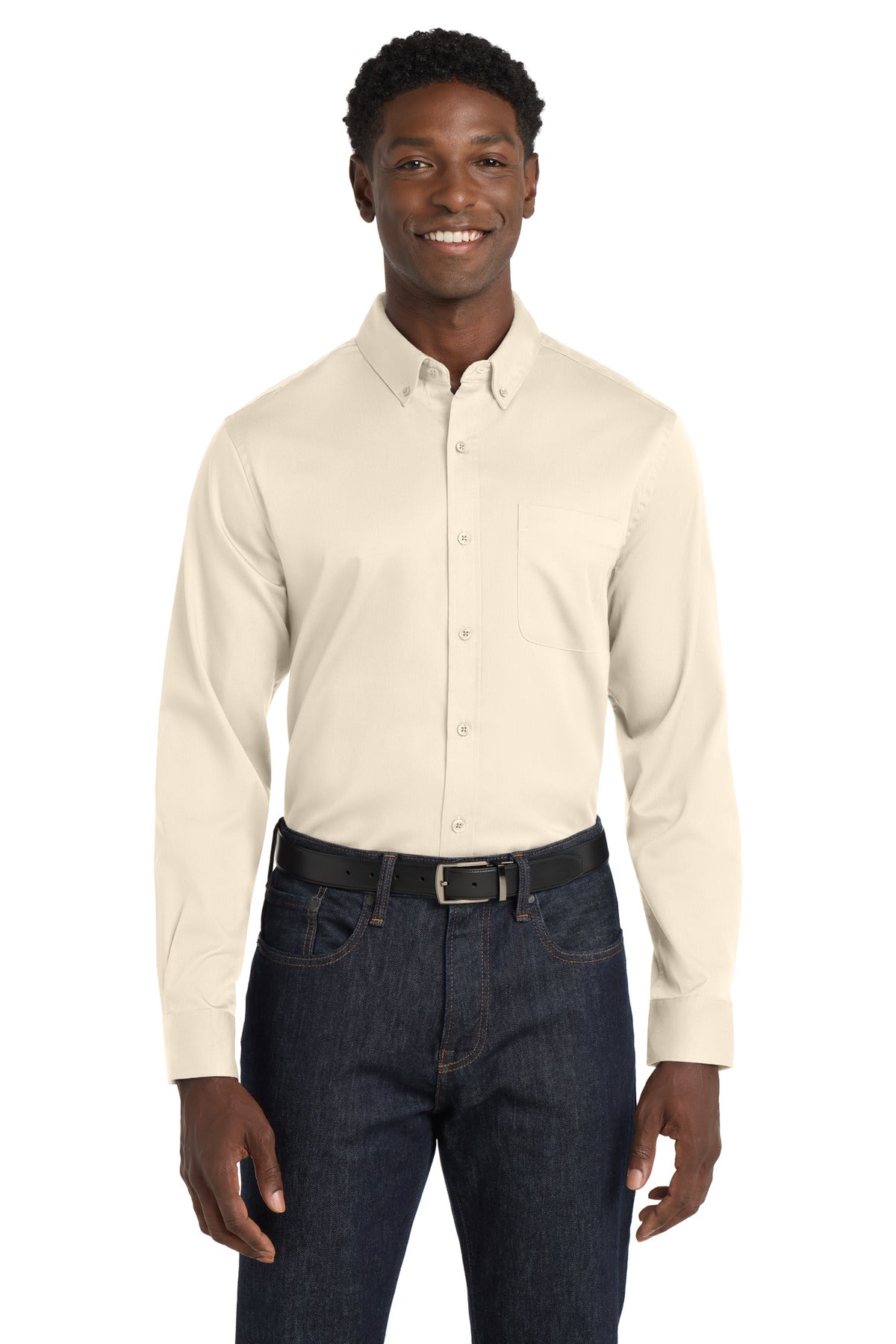 Port Authority W808 Long Sleeve SuperPro React Twill Shirt