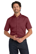 Port Authority W809 Short Sleeve SuperPro React Twill Shirt