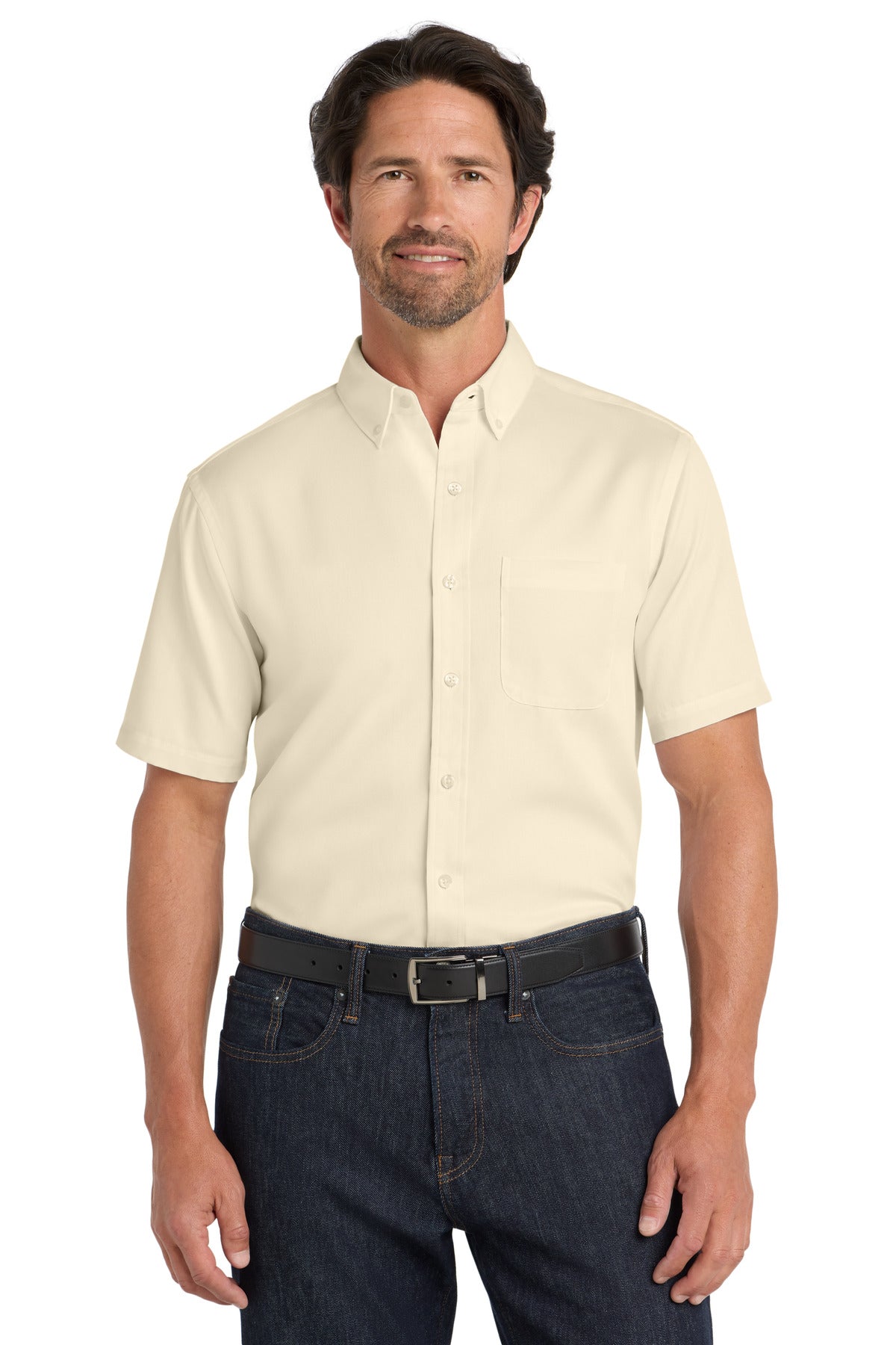 Port Authority W809 Short Sleeve SuperPro React Twill Shirt