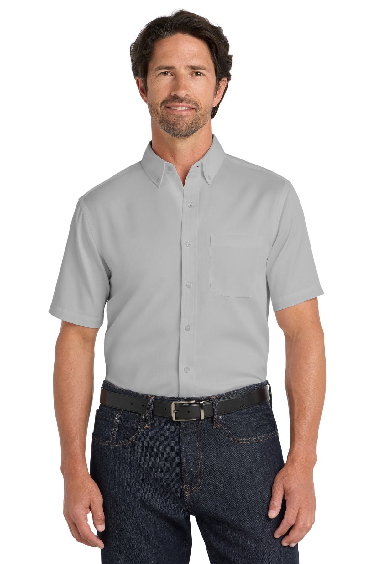 Port Authority W809 Short Sleeve SuperPro React Twill Shirt