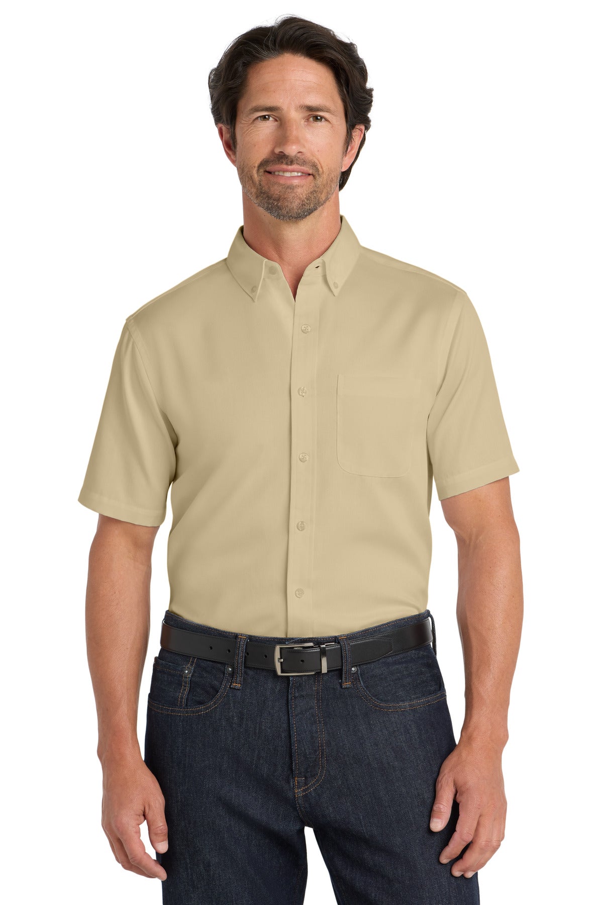 Port Authority W809 Short Sleeve SuperPro React Twill Shirt
