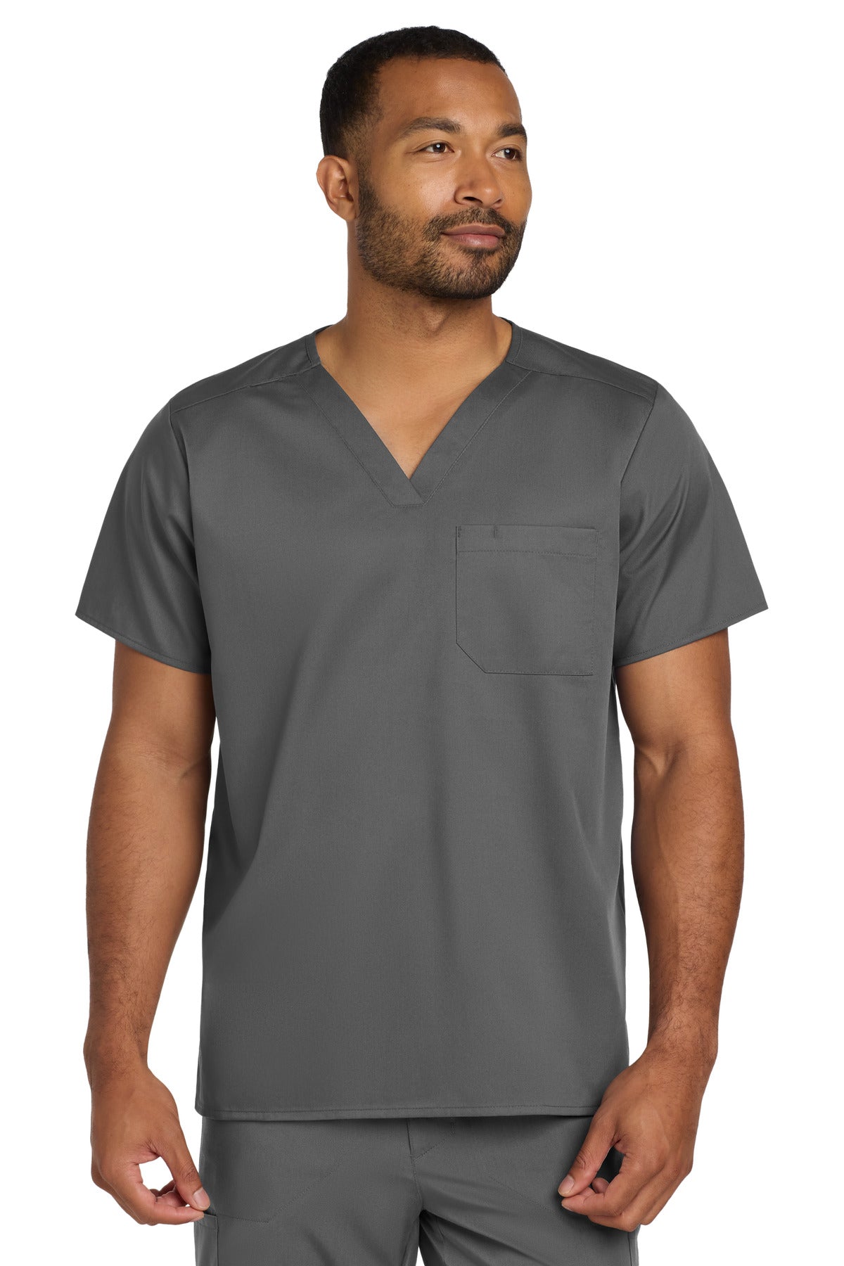 Wink WW3160 Unisex WorkFlex Chest Pocket V-Neck Top