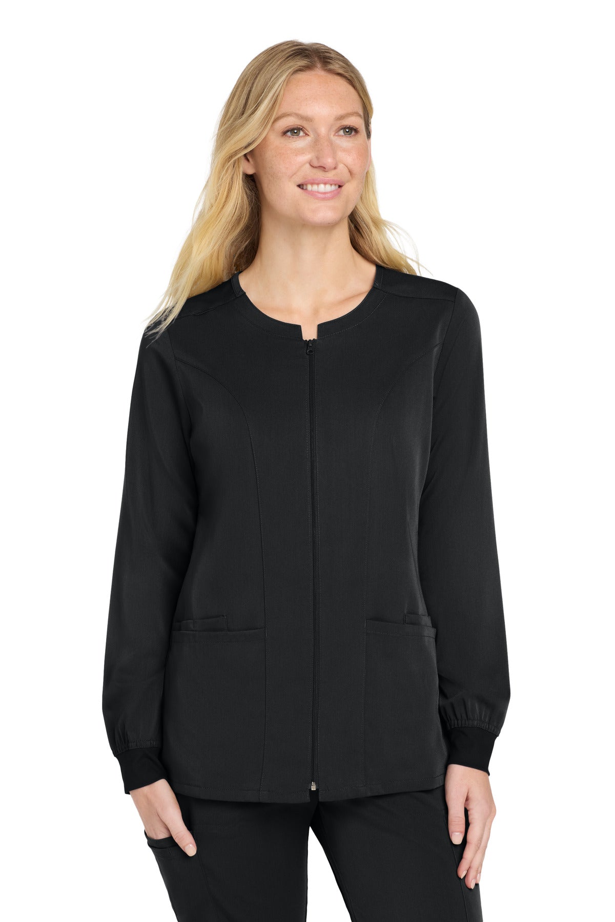 Wink WW4088 Women's Premiere Flex Full-Zip Scrub Jacket