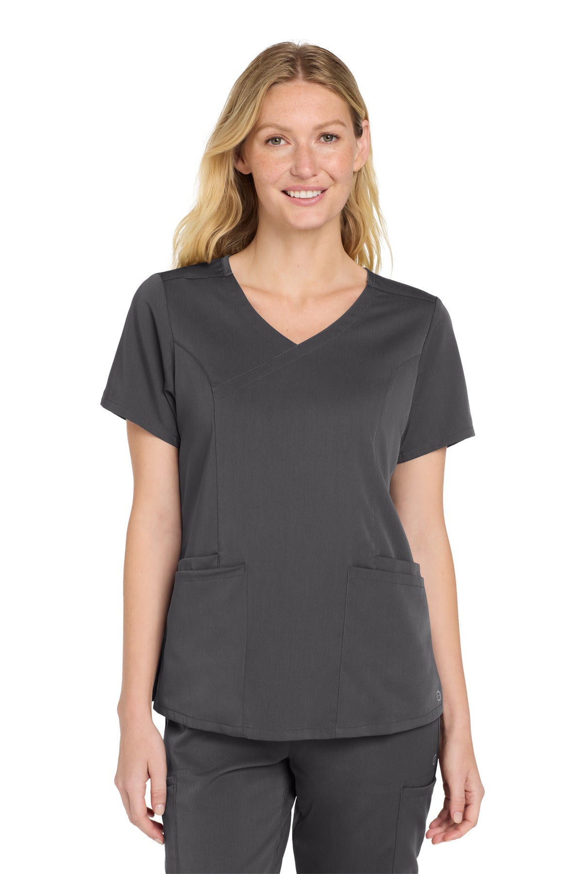 Wink WW4268 Women's Premiere Flex Mock Wrap Top