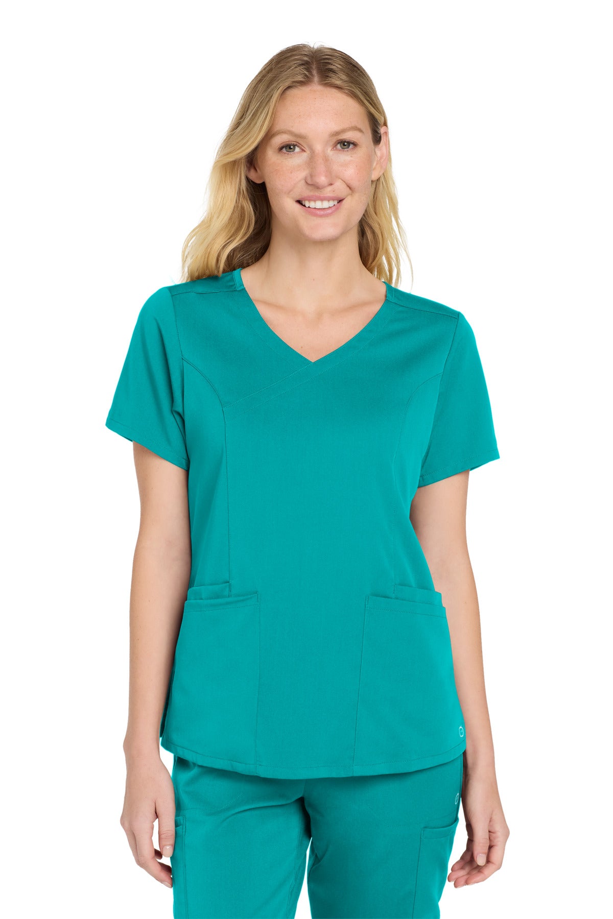 Wink WW4268 Women's Premiere Flex Mock Wrap Top